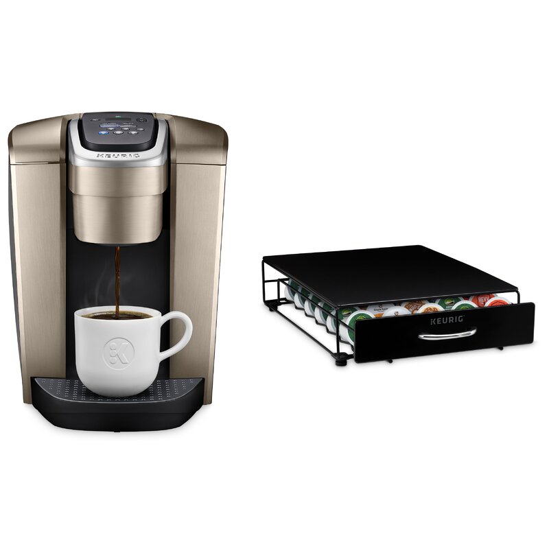 Keurig K-Elite, Single Serve K-Cup Pod Coffee Maker Bundle, Comes with